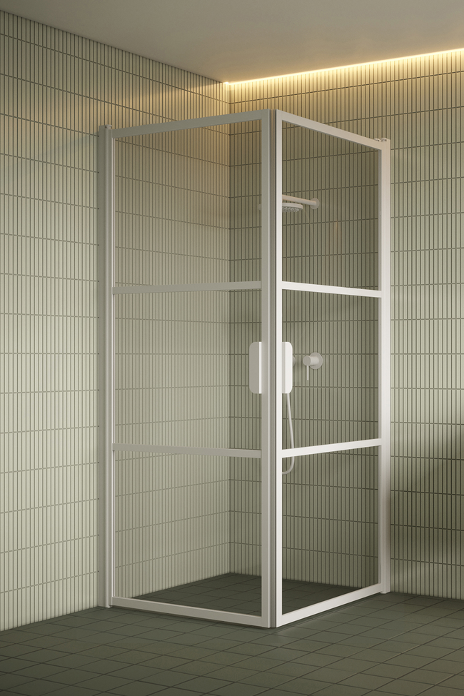 Shower enclosure with hinged doors Bläk 762 Tokyo