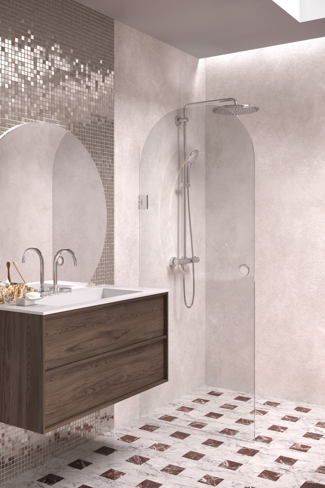 Arched hinged door Vetro 519