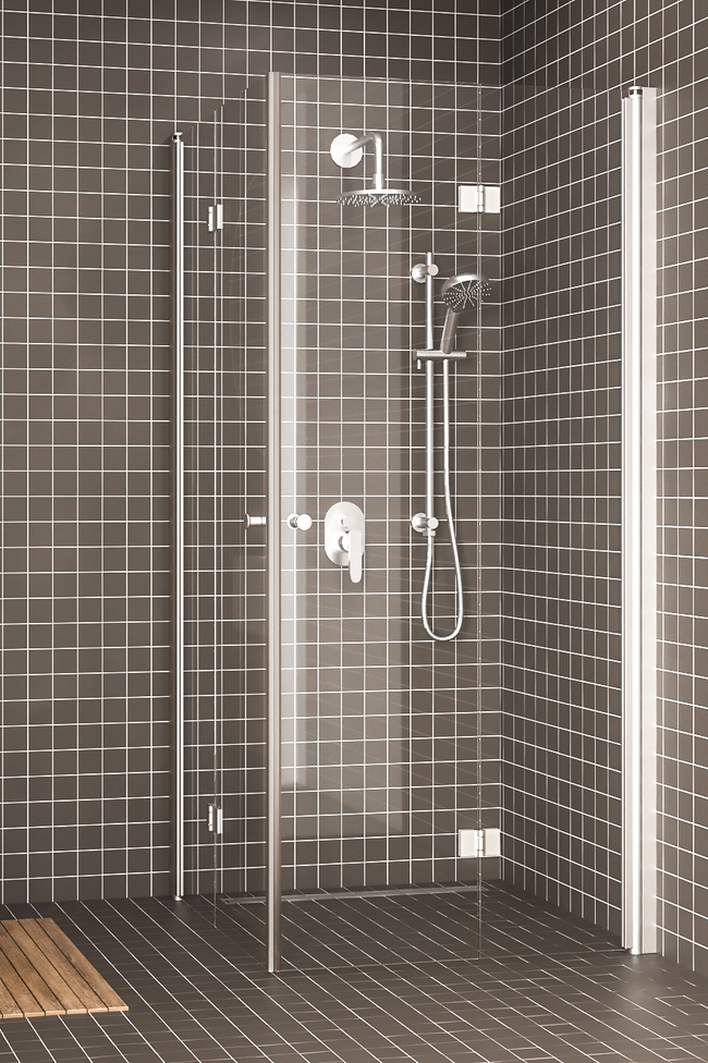 Shower enclosure with folding doors Express 850 (813x813)