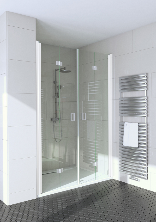 Alcove fitting with folding double doors Fenic 347 (313+313)