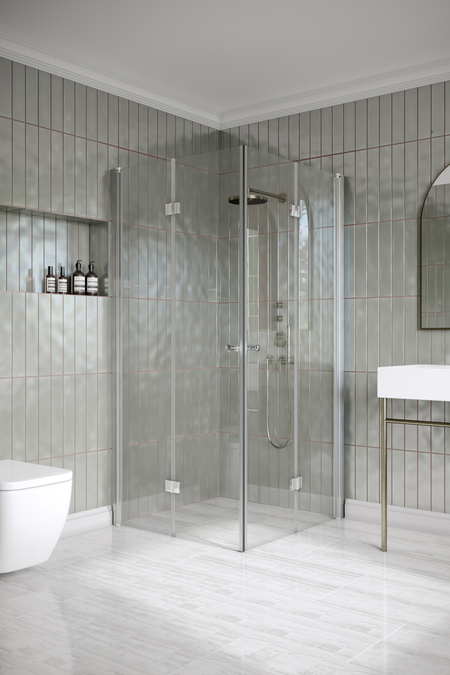 Shower enclosure with folding doors Classic 150 (103x103)