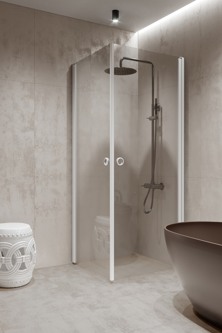 Shower enclosure with hinged doors Forma 372