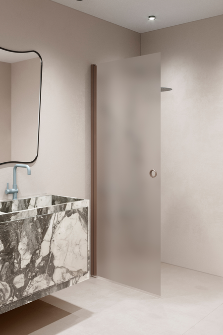 Hinged shower door Forma 302