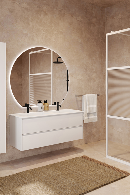 Allaskaappi Corian kaksoisaltaalla Luna L05
