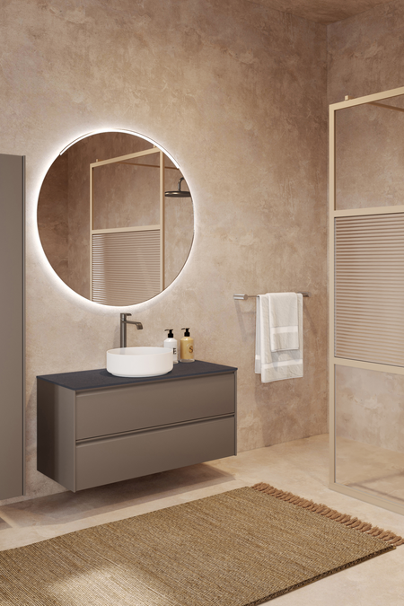 Allaskaluste pyöreällä malja-altaalla Luna L08