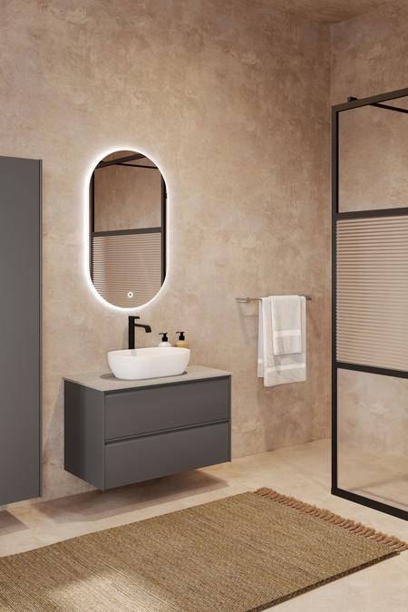 Allaskaluste ovaalilla malja-altaalla Luna L12