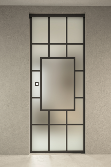 Pocket door med Soft closing-mekanism Inne P1S Shanghai