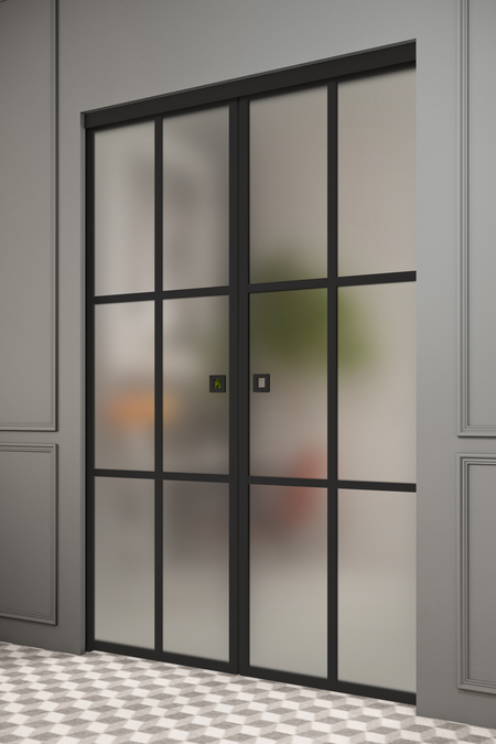 Pocketdoor pariovet soft closing -mekanismilla Inne P2P Paris