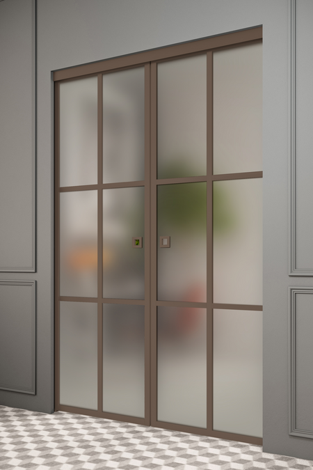 Pocketdoor pariovet soft closing -mekanismilla Inne P2P Paris