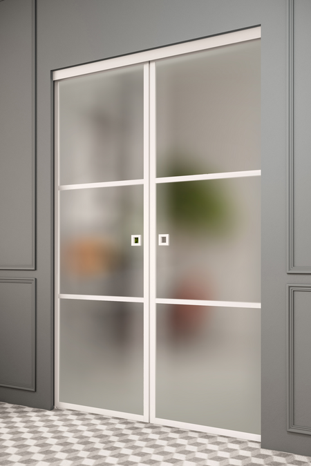 Pocketdoor pariovet soft closing -mekanismilla Inne P2T Tokyo