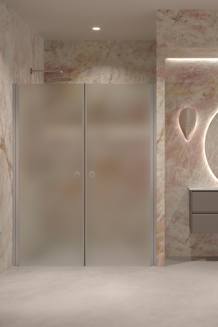 Alcove fitting with a hinged double door Forma 321