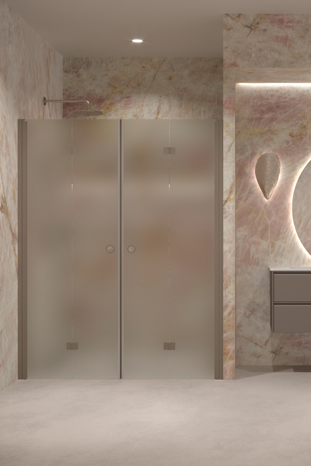 Alcove fitting with folding double doors Forma 325