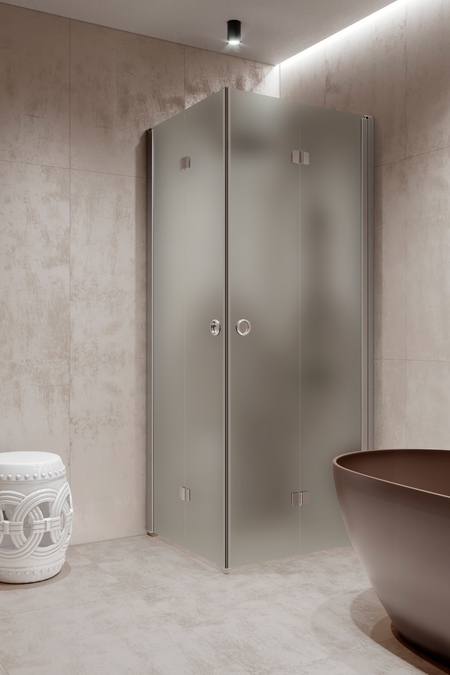 Shower enclosure with folding doors Forma 376