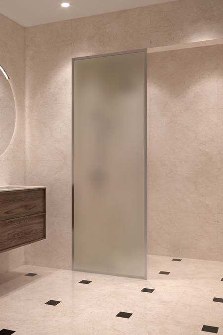Fully framed fixed shower screen Vetro 501