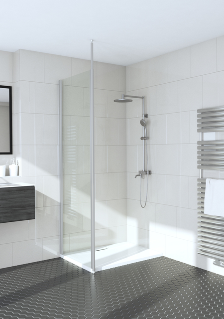 Showerscreen with telescopes Wall 113